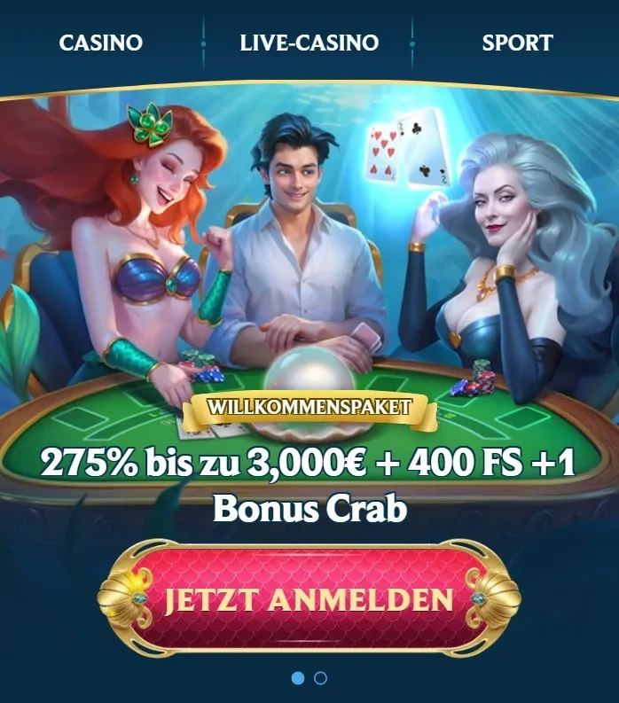 Aquawin casino banner mobile
